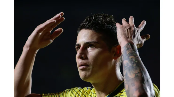 Foto: Marcello Zambrana/AGIF- James Rodríguez chegará no próximo domingo (30)
