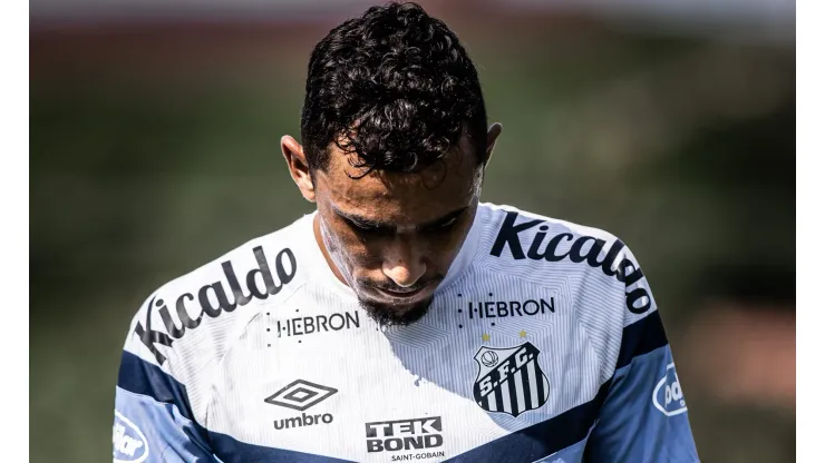 Foto: Raul Baretta/Santos - Luan Dias só jogou sete partidas pelo Santos no Campeonato Brasileiro
