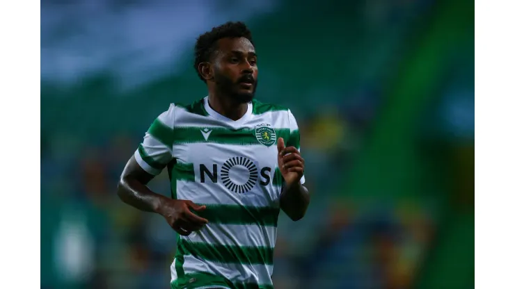 LISBON, PORTUGAL - SEPTEMBER 24: Wendel of Sporting CP during the UEFA Europa League third qualifying round match between Sporting CP and Aberdeen at Estadio Jose Alvalade on September 24, 2020 in Lisbon, Portugal. Football Stadiums around Europe remain empty due to the Coronavirus Pandemic as Government social distancing laws prohibit fans inside venues resulting in fixtures being played behind closed doors. (Photo by Carlos Rodrigues/Getty Images)
