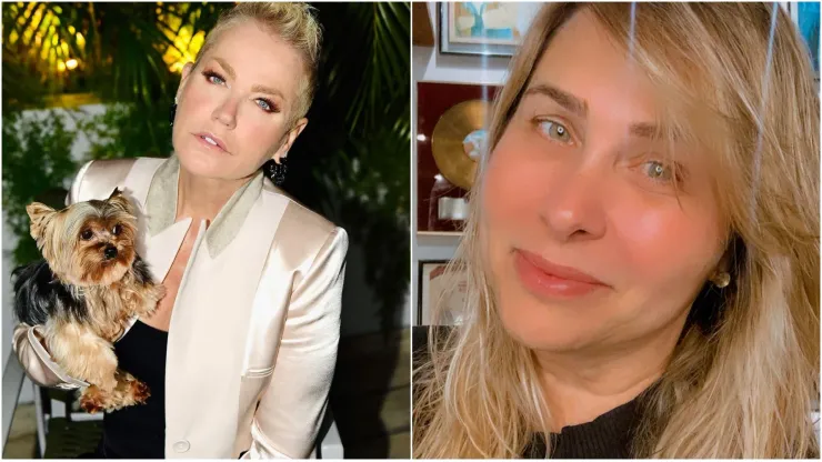 Imagem 1 - Reprodução: Instagram/Xuxa | Imagem 2 - Reprodução: Instragram/Andréa Sorvetão
