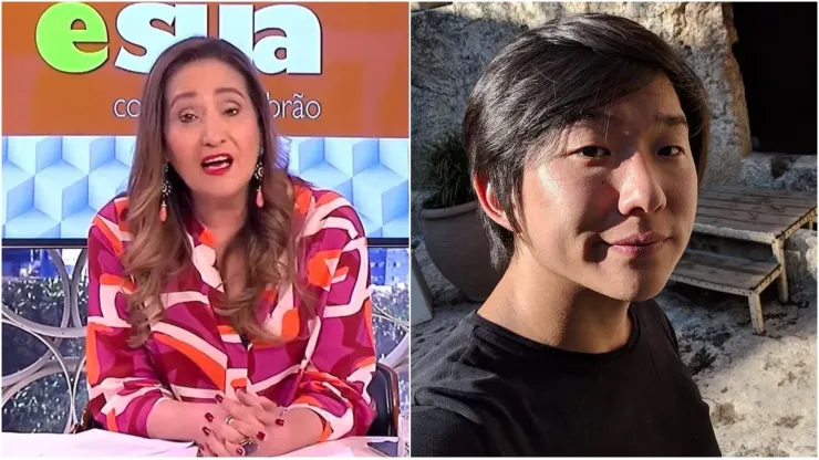 Imagem 1 - Reprodução/Rede TV | Imagem 2 - Reprodução: Instagram/Pyong Lee
