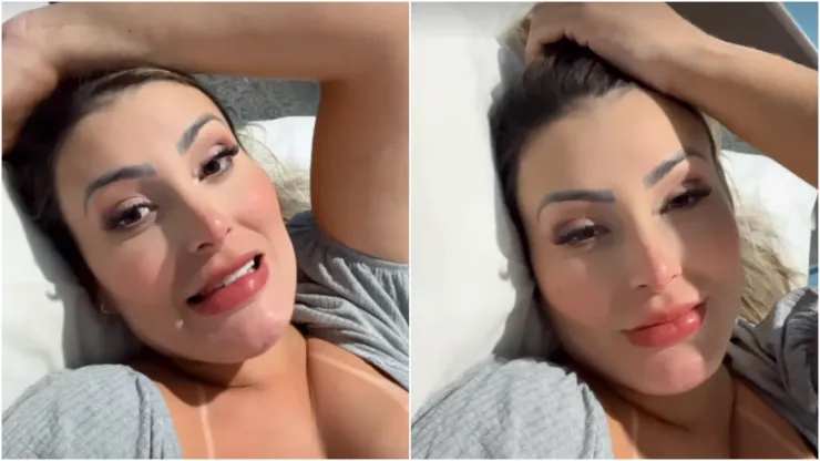 Imagens: Reprodução/Instagram oficial de Andressa Urach.
