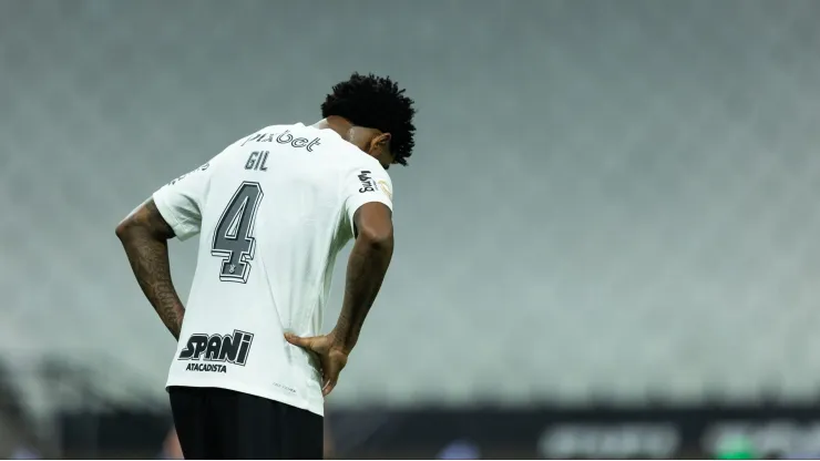 SP - SAO PAULO - 29/07/2023 - BRASILEIRO A 2023, CORINTHIANS X VASCO - Gil jogador do Corinthians durante partida contra o Vasco no estadio Arena Corinthians pelo campeonato Brasileiro A 2023. Foto: Diogo Reis/AGIF
