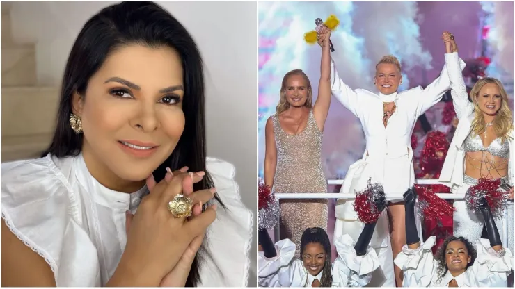 Imagem 1 - Reprodução: Instagram/Mara Maravilha | Imagem 2 - Reprodução/TV Globo
