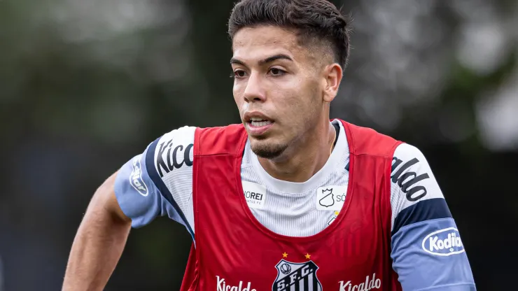 Foto: Raul Baretta/ Santos FC/ Divulgação - Nonato: meia abriu o jogo durante entrevista coletiva
