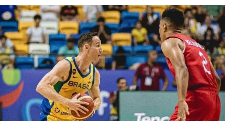 Huertas durante as eliminatórias para a Copa do Mundo. Foto: Maurício Almeida/CBB
