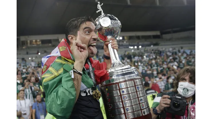 Abel reúne jogadores do Palmeiras e manda FORTE recado para todo mundo-Foto: Ricardo Moraes - Pool/Getty Images
