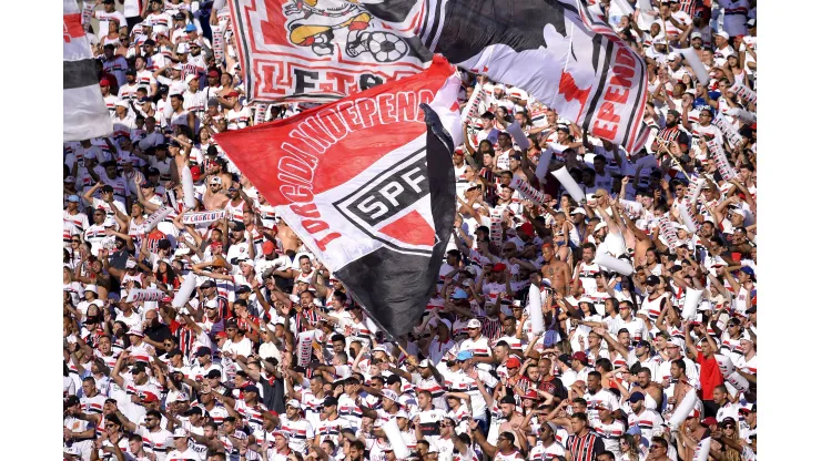 SP - SAO PAULO - 11/06/2023 - BRASILEIRO A 2023, SAO PAULO X PALMEIRAS - Torcida do Sao Paulo, Lota o Morumbi, Domingo. No classico contra o Palmeiras Foto: Alan Morici/AGIF
