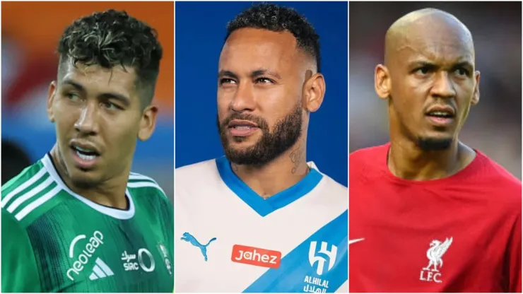 Foto: Divulgação/Instagram Al-Hilal; Getty Images - Jogadores brasileiros na Liga Saudita
