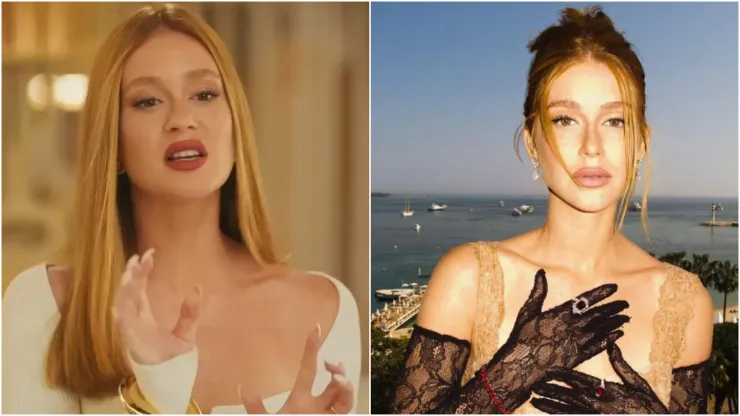 Foto 1: Rede Globo. Foto 2: Instagram oficial de Marina Ruy Barbosa.
