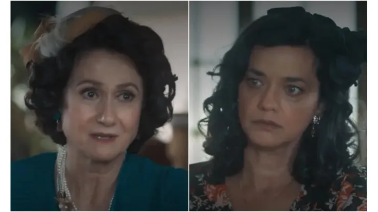 Cândida e Verônica em Amor Perfeito. Fotos: Reprodução/TV Globo
