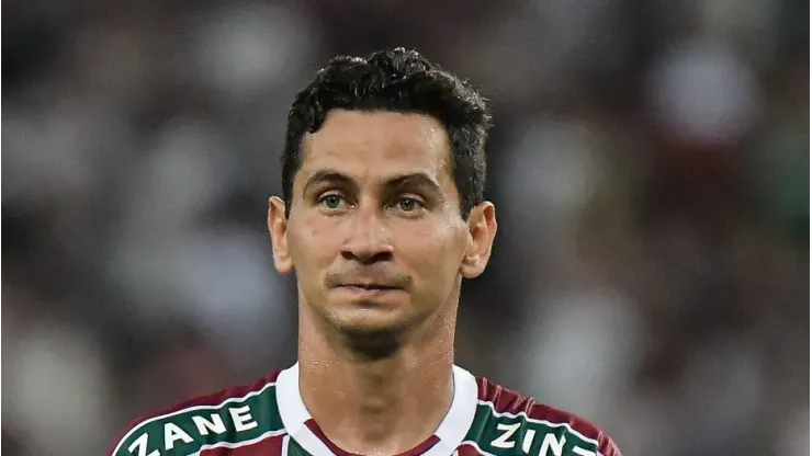 RJ - RIO DE JANEIRO - 08/08/2023 - LIBERTADORES 2023, FLUMINENSE X ARGENTINOS JUNIORS - Paulo Henrique Ganso jogador do Fluminense durante partida contra o Argentinos Juniors no estadio Maracana pelo campeonato Libertadores 2023. Foto: Thiago Ribeiro/AGIF
