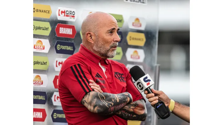 Foto: Abner Dourado/AGIF- Sampaoli abre o jogo sobre futuro de atacante no Flamengo
