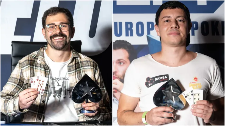 Felipe Boianovsky e Saymon Dias venceram torneios do EPT Barcelona (Fotos: Eloy Cabacas/PokerStars)
