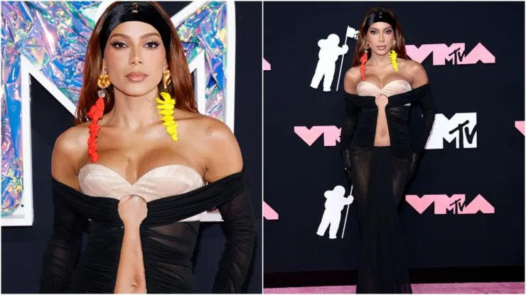 Anitta no VMA desta terça-feira (12). Fotos: Getty Images
