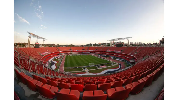 SAO PAULO, BRAZIL - JUNE 20: A general view of the stadium before the match between Sao Paulo and Palmeiras as part of Brasileirao Series A 2022 at Morumbi Stadium on June 20, 2022 in Sao Paulo, Brazil. (Photo by Ricardo Moreira/Getty Images)
