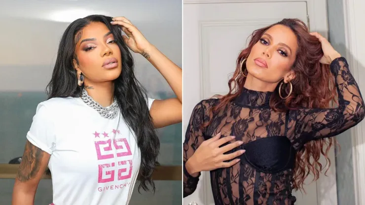 Imagem 1 - Reprodução: Instagram/Ludmilla | Imagem 2 - Reprodução: Instagram/Anitta
