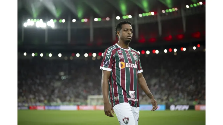 RJ - RIO DE JANEIRO - 24/08/2023 - LIBERTADORES 2023, FLUMINENSE X OLIMPIA - Keno jogador do Fluminense antes da partida contra o Olimpia no estadio Maracana pelo campeonato Libertadores 2023. Foto: Jorge Rodrigues/AGIF
