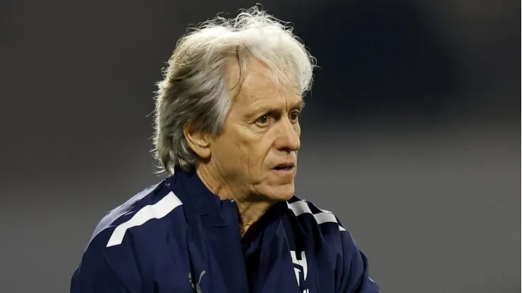 ABHA, SAUDI ARABIA - SEPTEMBER 21:  Jorge Jesus, Head Coach of Al-Hila is seen during the Saudi Pro League match between Damak and and Al Hilal at Prince Sultan Bin Abdulaziz Sport City on September 21, 2023 in Abha, Saudi Arabia. (Photo by Francois Nel/Getty Images)
