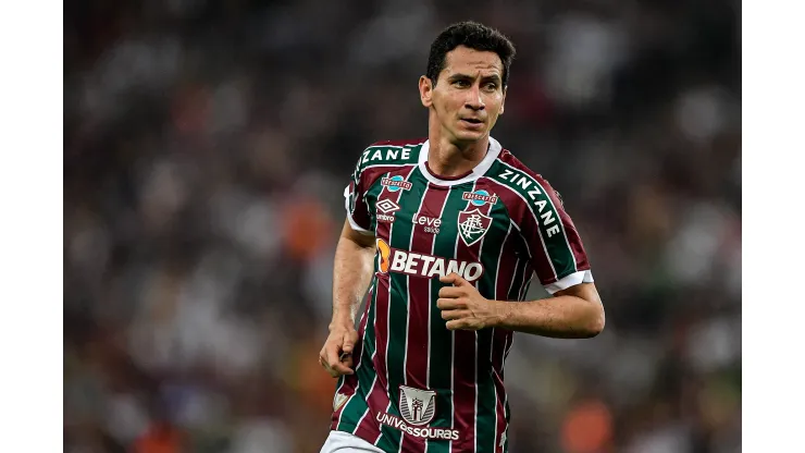 RJ - RIO DE JANEIRO - 24/08/2023 - LIBERTADORES 2023, FLUMINENSE X OLIMPIA - PH Ganso jogador do Fluminense durante partida contra o Olimpia no estadio Maracana pelo campeonato Libertadores 2023. Foto: Thiago Ribeiro/AGIF
