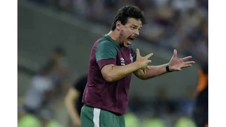 RJ - RIO DE JANEIRO - 27/09/2023 - LIBERTADORES 2023, FLUMINENSE X INTERNACIONAL - Fernando Diniz tecnico do Fluminense durante partida contra o Internacional no estadio Maracana pelo campeonato Libertadores 2023. Foto: Alexandre Loureiro/AGIF
