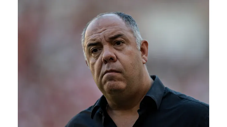 Thiago Ribeiro/AGIF. Marcos Braz foi o rosto da derrocada do Flamengo em 2023
