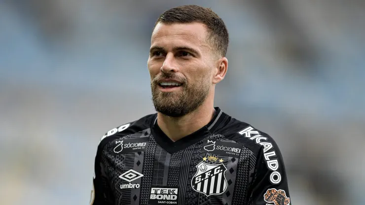 RJ - RIO DE JANEIRO - 29/07/2023 - BRASILEIRO A 2023, FLUMINENSE X SANTOS - Lucas Lima jogador do Santos durante partida contra o Fluminense no estadio Maracana pelo campeonato Brasileiro A 2023. Foto: Thiago Ribeiro/AGIF
