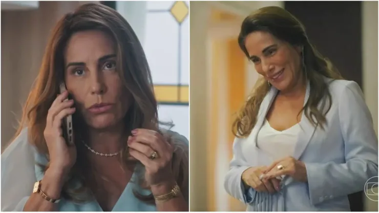 Imagens 1 e 2 - Reprodução/TV Globo
