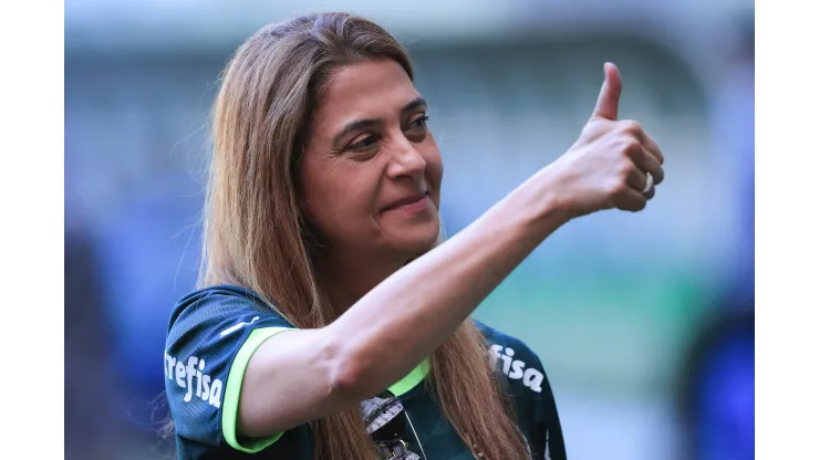 SP - SAO PAULO - 25/06/2023 - BRASILEIRO A 2023, PALMEIRAS X BOTAFOGO - leila pereira presidente do Palmeiras antes de partida contra o Botafogo no estadio Arena Allianz Parque pelo campeonato BRASILEIRO A 2023. Foto: Ettore Chiereguini/AGIF
