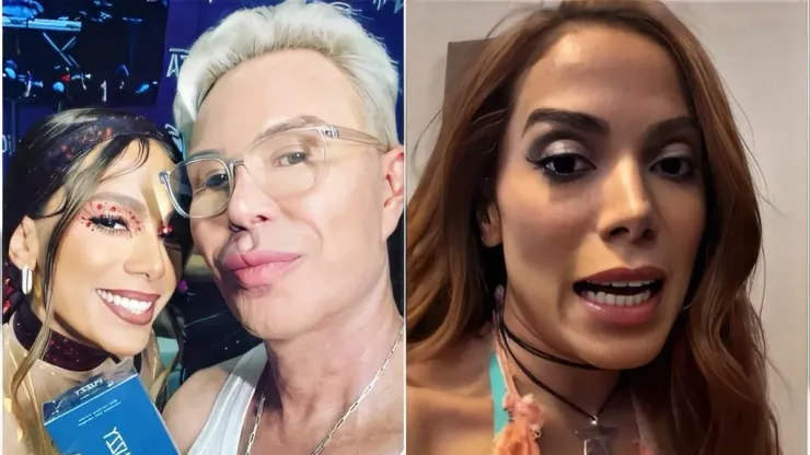 Fotos: Instagram/Fred Peres (esquerda) - Instagram/Anitta (direita)
