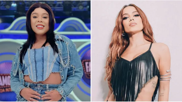 Foto 1: Instagram Blogueirinha - Foto 2: Instagram Anitta
