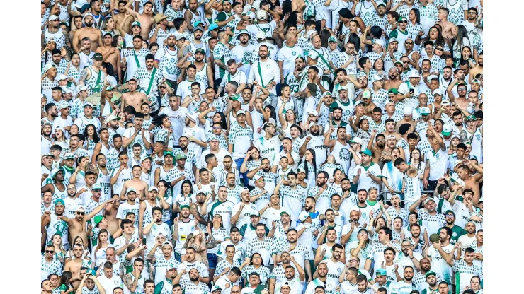 SP - SAO PAULO - 25/06/2023 - BRASILEIRO A 2023, PALMEIRAS X BOTAFOGO - Torcida do Palmeiras durante partida contra Botafogo no estadio Arena Allianz Parque pelo campeonato BRASILEIRO A 2023. Foto: Marcello Zambrana/AGIF
