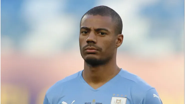 CUIABA, BRAZIL - JUNE 24: Nicolas De La Cruz of Uruguay looks on prior to a Group A match between Bolivia and Uruguay as part of Copa America Brazil 2021 at Arena Pantanal on June 24, 2021 in Cuiaba, Brazil. (Photo by Miguel Schincariol/Getty Images)
