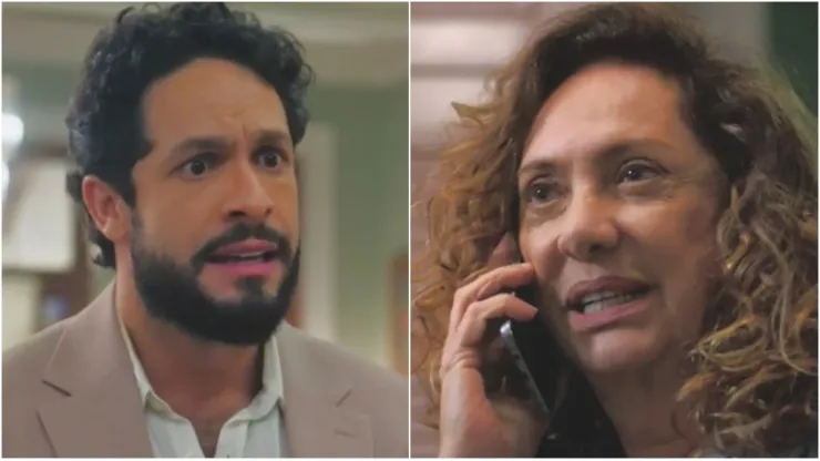 Imagens 1 e 2 - Reprodução/TV Globo
