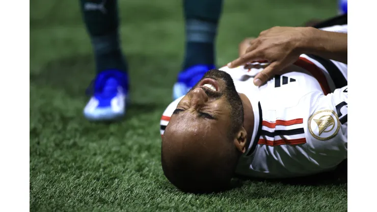 SP - SAO PAULO - 25/10/2023 - BRASILEIRO A 2023, PALMEIRAS X SAO PAULO - Lucas Moura jogador do Sao Paulo durante partida contra o Palmeiras no estadio Arena Allianz Parque pelo campeonato Brasileiro A 2023. Foto: Marcello Zambrana/AGIF
