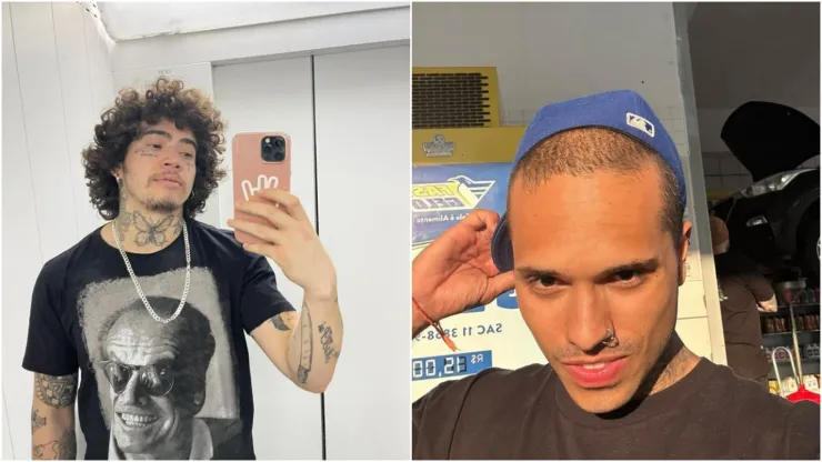 Foto 1: Instagram oficial de Whindersson Nunes. Foto 2: Instagram oficial de Vitão.
