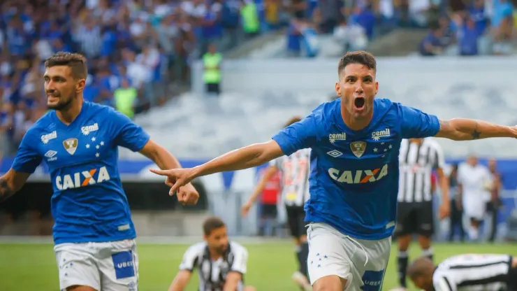 Arrascaeta e Thiago Neves no Cruzeiro em 2018 - Foto: Vinnicius Silva/Cruzeiro E.C.
