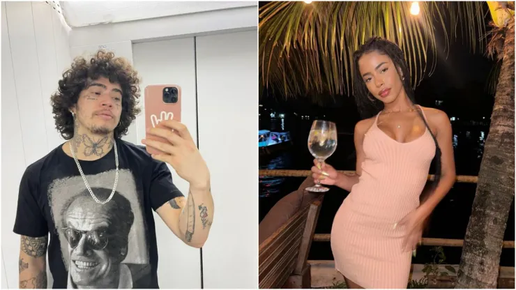 Whindersson (esquerda) e Lorena (direita) são apontados como possíveis affair. Foto 1: Instagram oficial de Whindersson Nunes. Foto 2: Instagram oficial de Lorena Maria.
