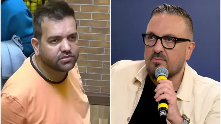 Sander Mecca e Rodrigo Carelli em A Fazenda 15 - Reprodução/Record TV
