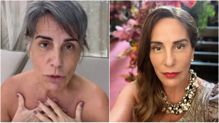 Gloria Pires rabate fake news com seu nome sobre produto facial. Reprodução: Instagram/Gloria
