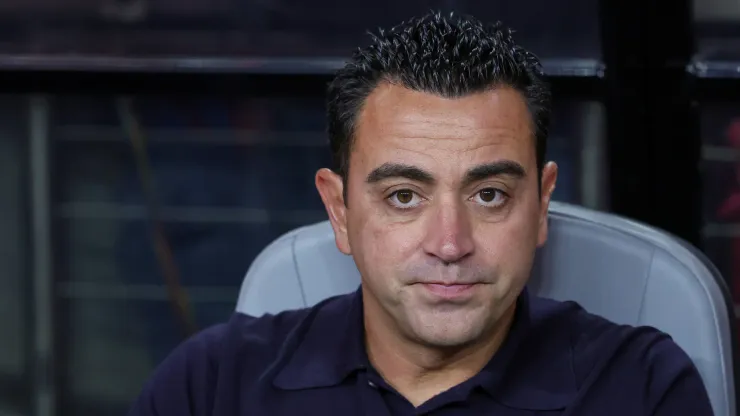 Xavi, técnico do Barcelona, se manifesta após declaração de jogador.  Ethan Miller/Getty Images
