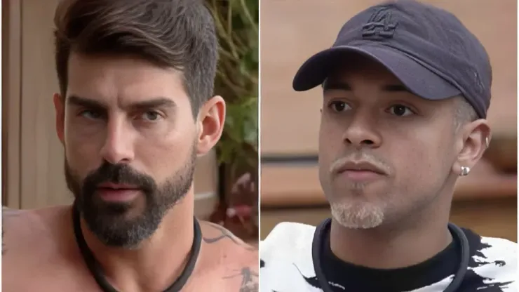 Radamés e WL Guimarães em A Fazenda 15 - Reprodução/Record TV
