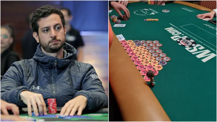 Marcelo Giordano e a forma como ele colocou as fichas na WSOP 2019
