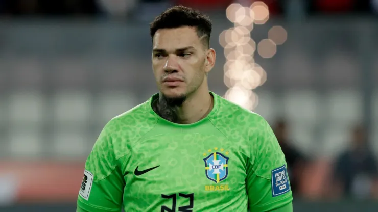 Ederson, goleiro da Seleção Brasileira e do Manchester City. Foto: Mariana Bazo/Getty Images
