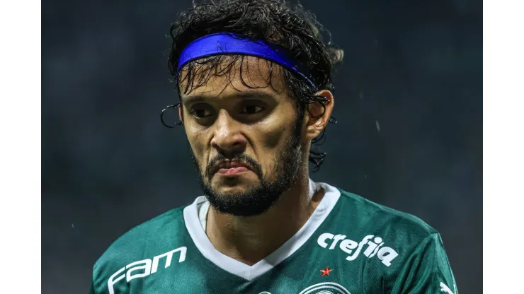 Gustavo Scarpa quando atuava no Palmeiras em partida pela Libertadores. Foto: Marcello Zambrana/AGIF
