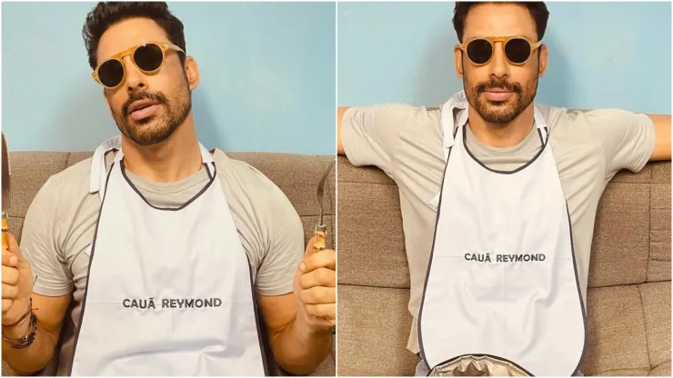 Cauã Reymond fala sobre alimentação saudável no trabalho. Reprodução: Instagram/Cauã Reymond. 
