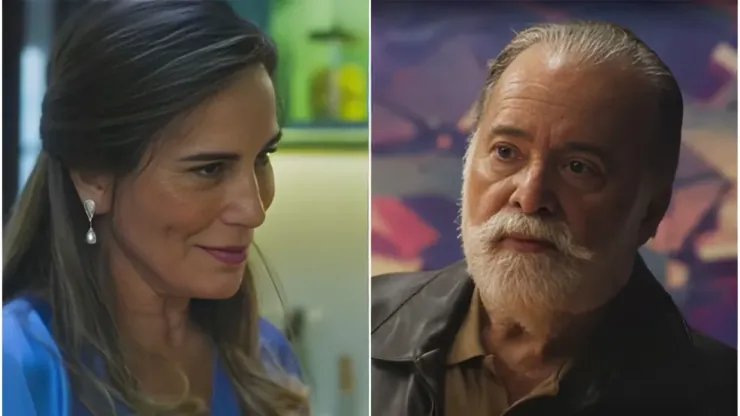 Irene e Antônio em Terra e Paixão - Reprodução/TV Globo
