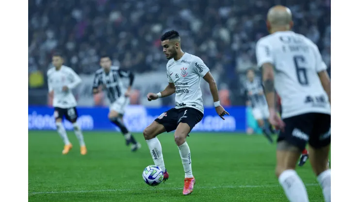 SP - SAO PAULO - 31/05/2023 - COPA DO BRASIL 2023, CORINTHIANS X ATLETICO-MG - Fausto Vera jogador do Corinthians durante partida contra o Atletico-MG no estadio Arena Corinthians pelo campeonato Copa do Brasil 2023. Foto: Marcello Zambrana/AGIF
