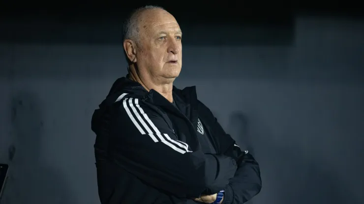 Felipão técnico do Atlético-MG durante partida contra o Bragantino no estadio Nabi Abi Chedid pelo campeonato Brasileiro A 2023. Foto: Fabio Moreira Pinto/AGIF
