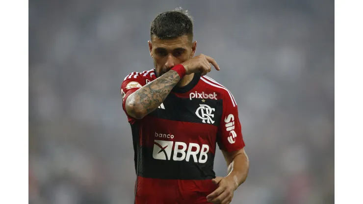 Flamengo espera contar com Arrascaeta contra o Bragantino. (Photo by Wagner Meier/Getty Images)
